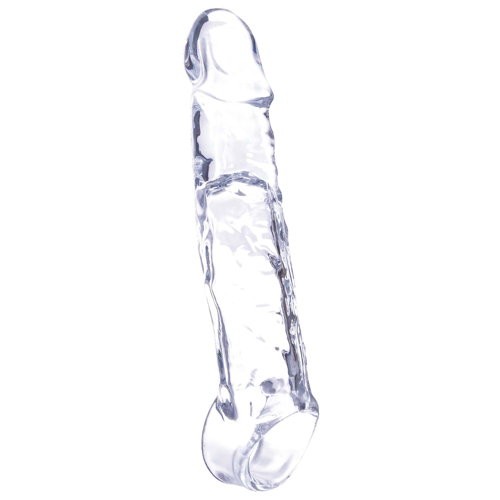 Nasstoys - Magic Penis Extender and Ball Strap 6.5" Clear - Penis Extension & Sleeves - TPE/TPR/Elastomers