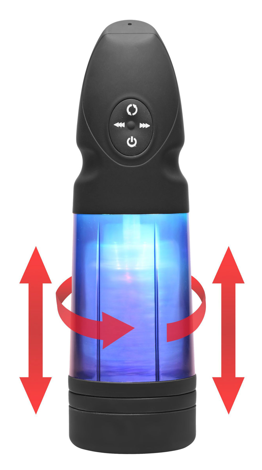 XR Brands - Love Botz Stroke Multifunction Rechargeable Stroker - Masturbation Aids for Males