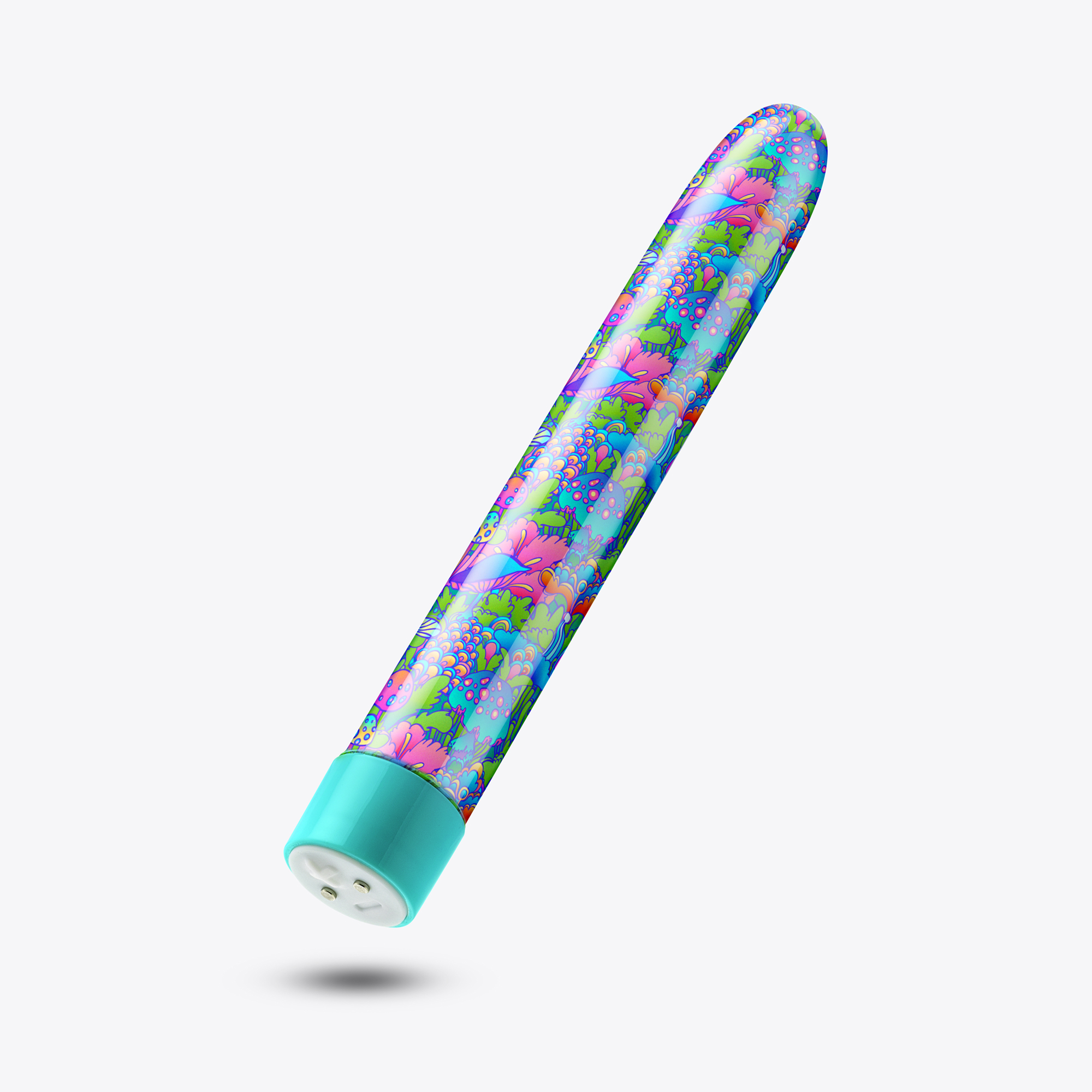 Blush - Limited Addiction Utopia Rechargeable 7 in. Vibrator Aqua - Vibrators - ABS
