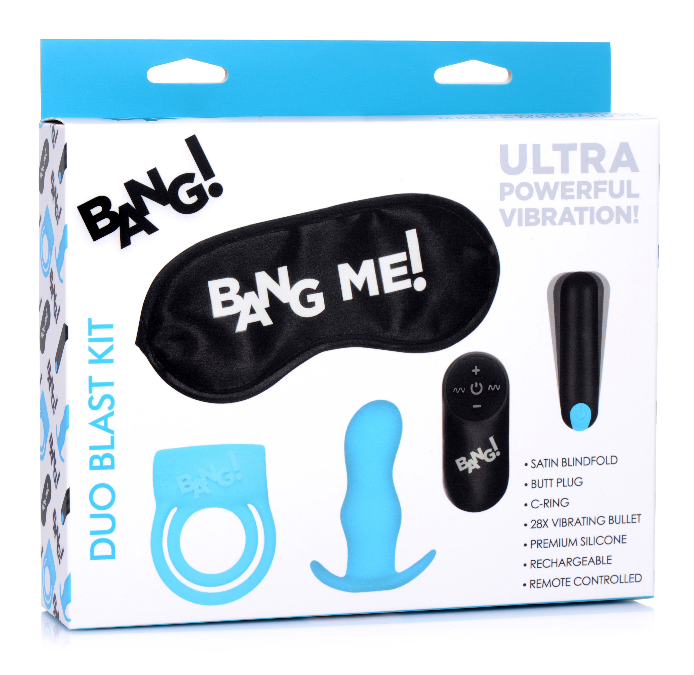 XR Brands - Bang Duo Blast Kit - Blue - Eco-Friendly