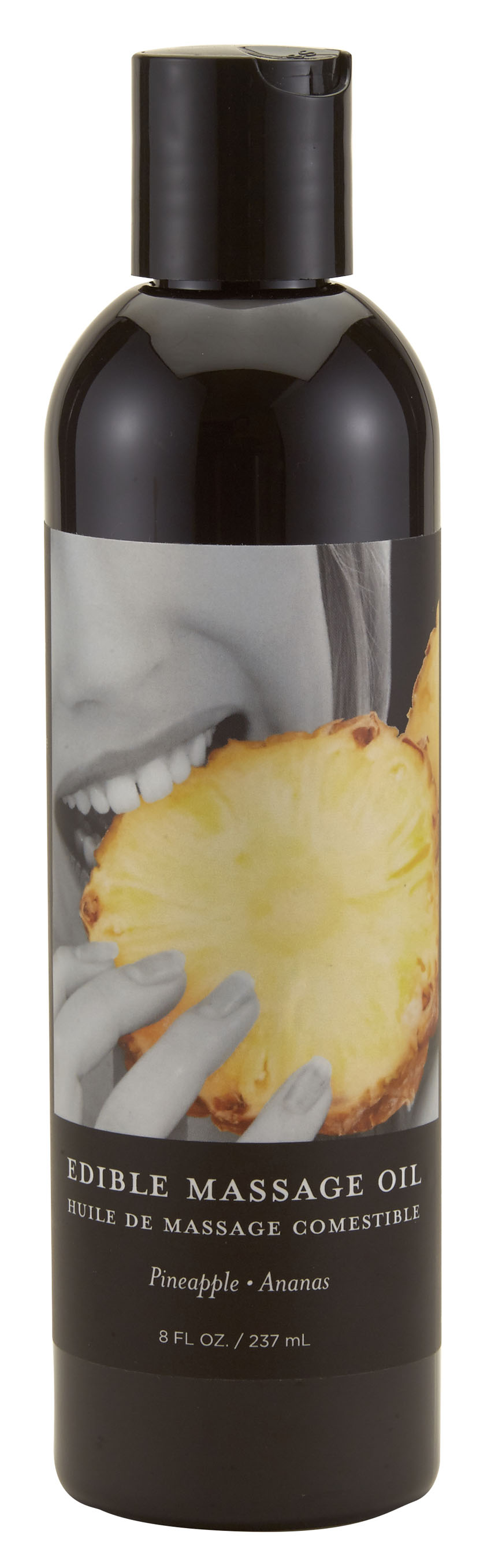 Earthly Body - Edible Massage Oil - Pineapple - 8 Fl. Oz. - Bath & Body