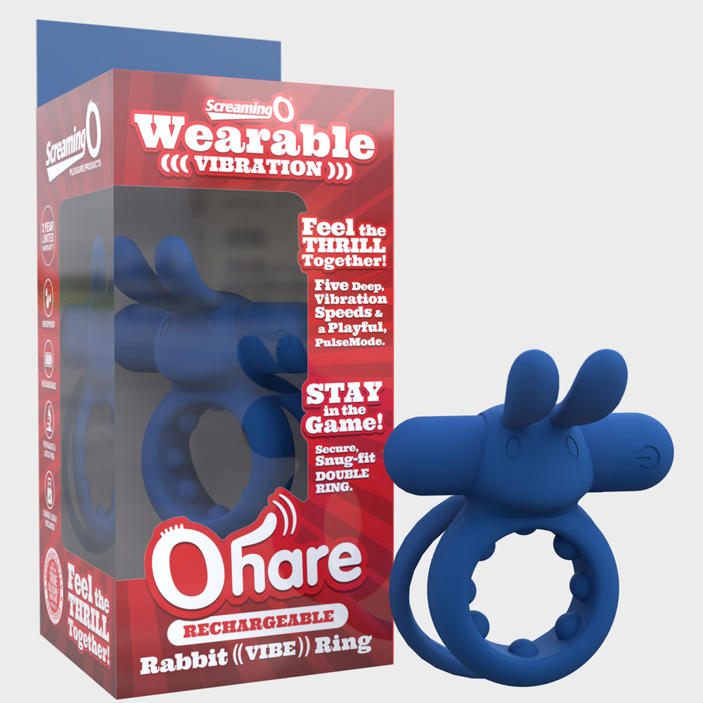 Screaming O - Screaming O Rechargeable Ohare Blue - Vibrators