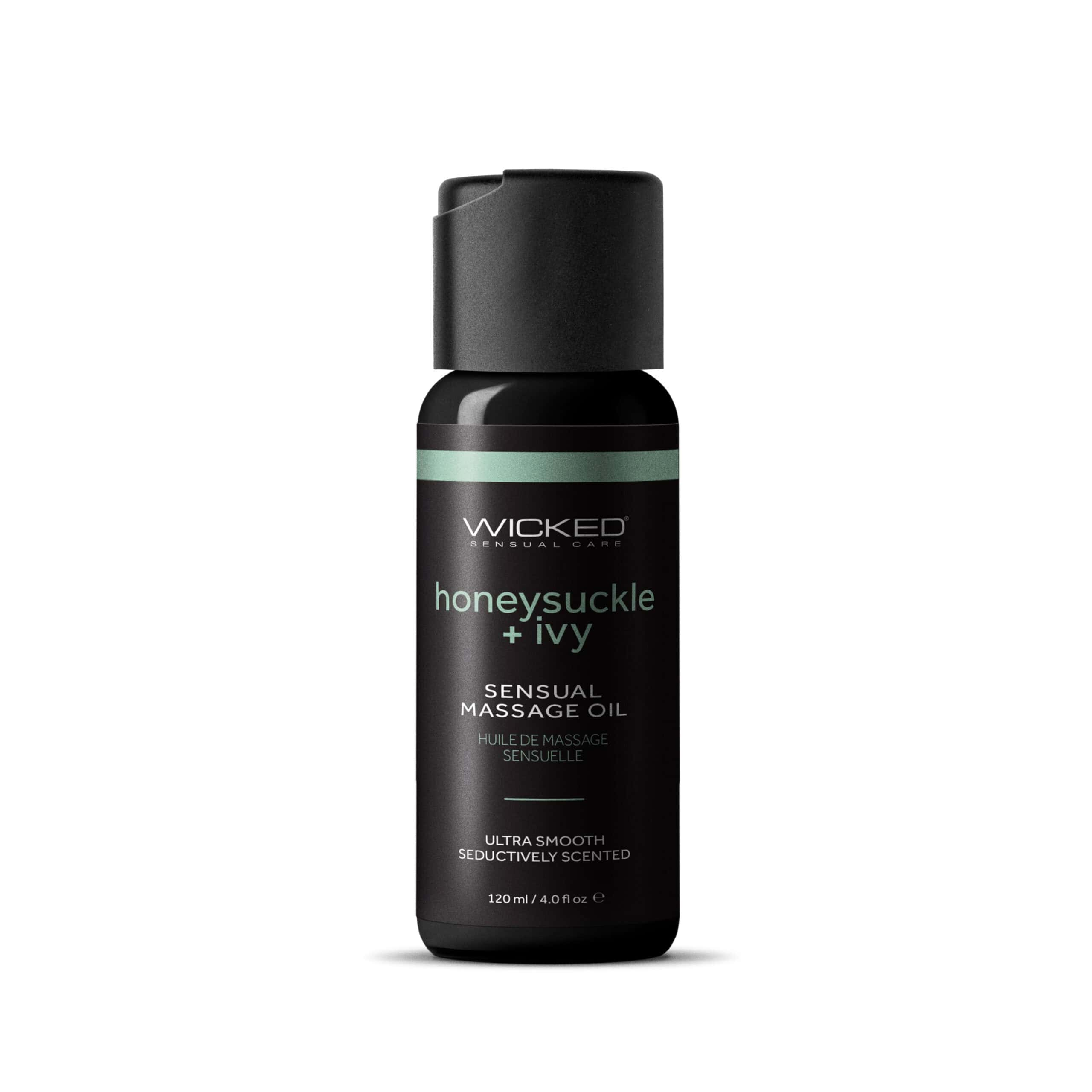 Wicked Sensual Care Wicked Sensual Massage Oil Honeysuckle Ivy 4 Fl Oz