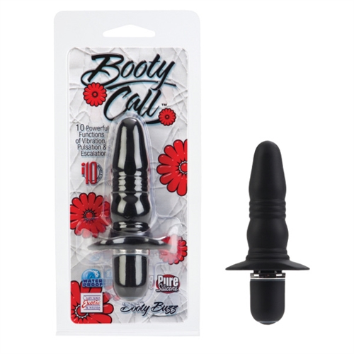 CalExotics - Booty Call Booty Buzz - Black - Anal Toys & Stimulators