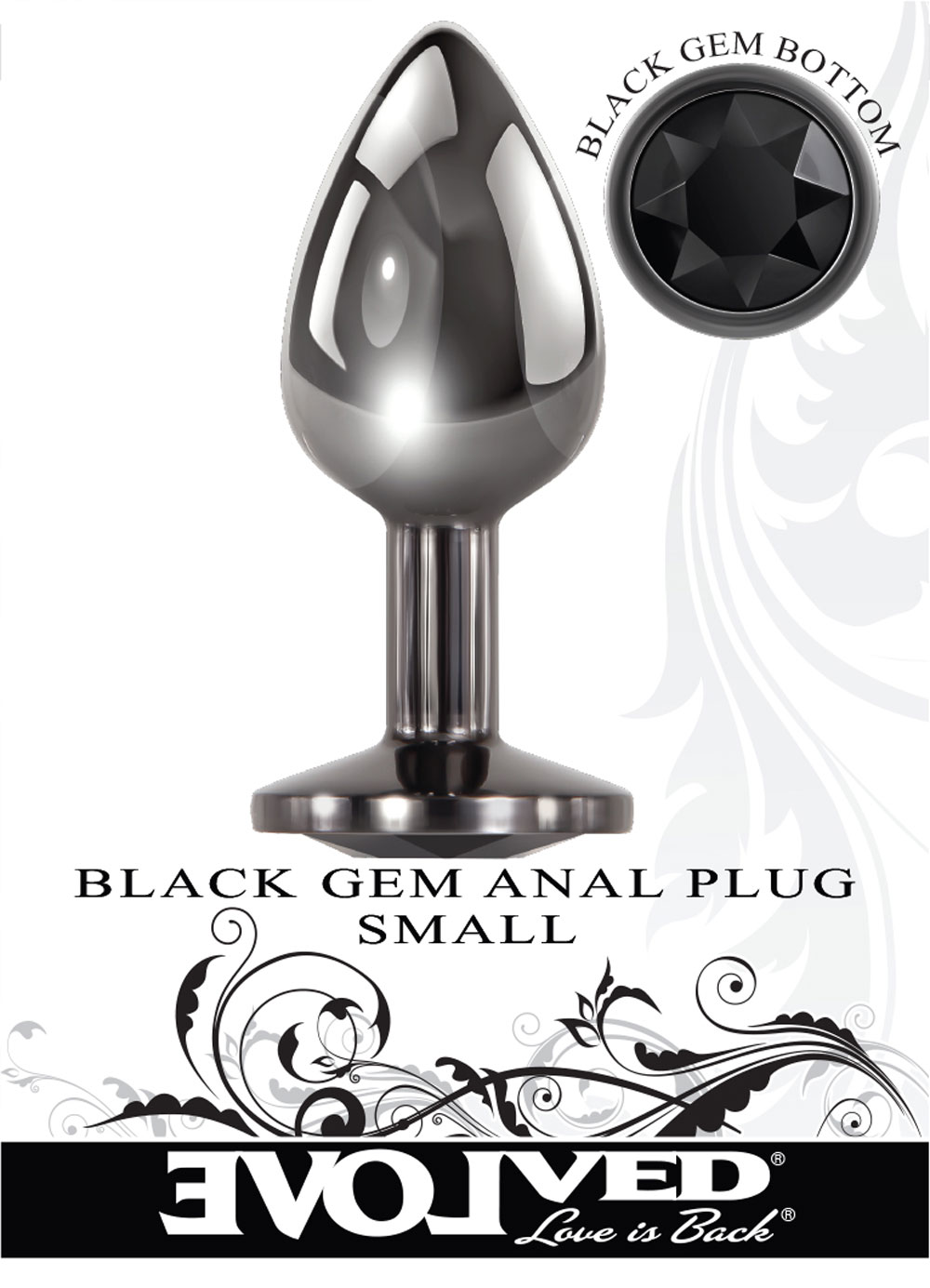 Evolved Evolved Black Gem Anal Plug Small