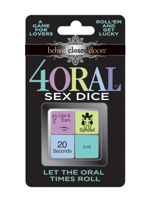 Little Genie - Behind Closed Doors - 4 Oral Sex Dice - Novelties & Games
