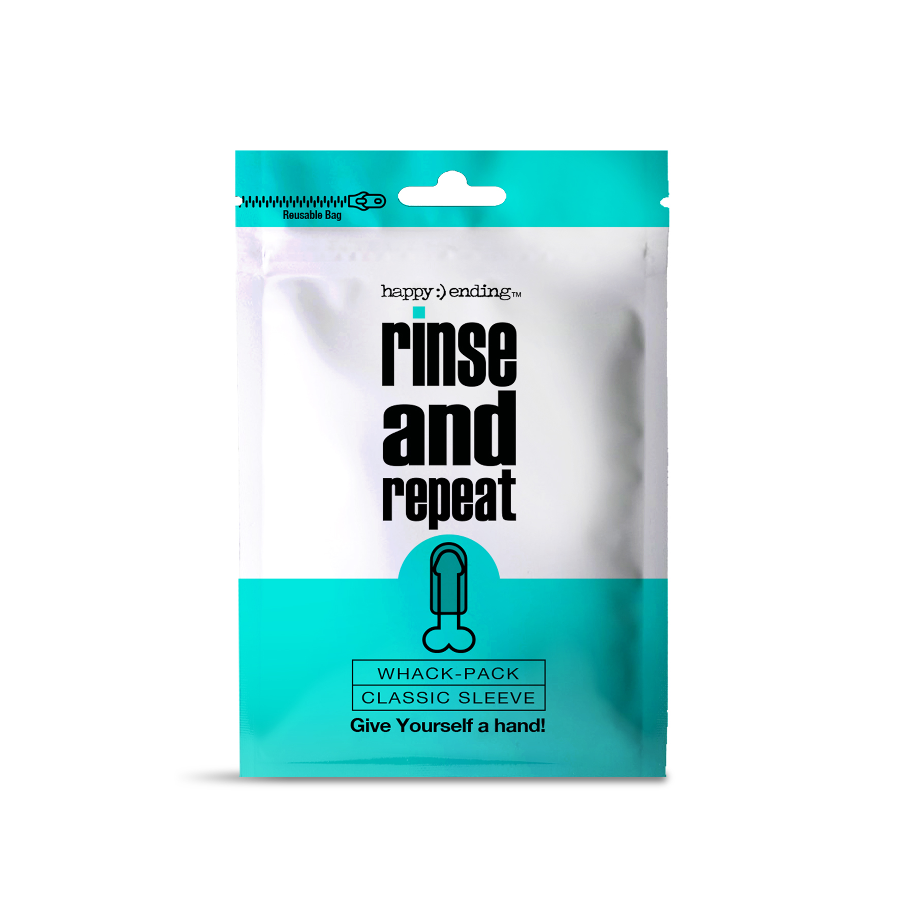 Global Novelties - Happy Ending Rinse And Repeat Whack Pack - Sleeve - Masturbation Aids for Males - TPE/TPR/Elastomers