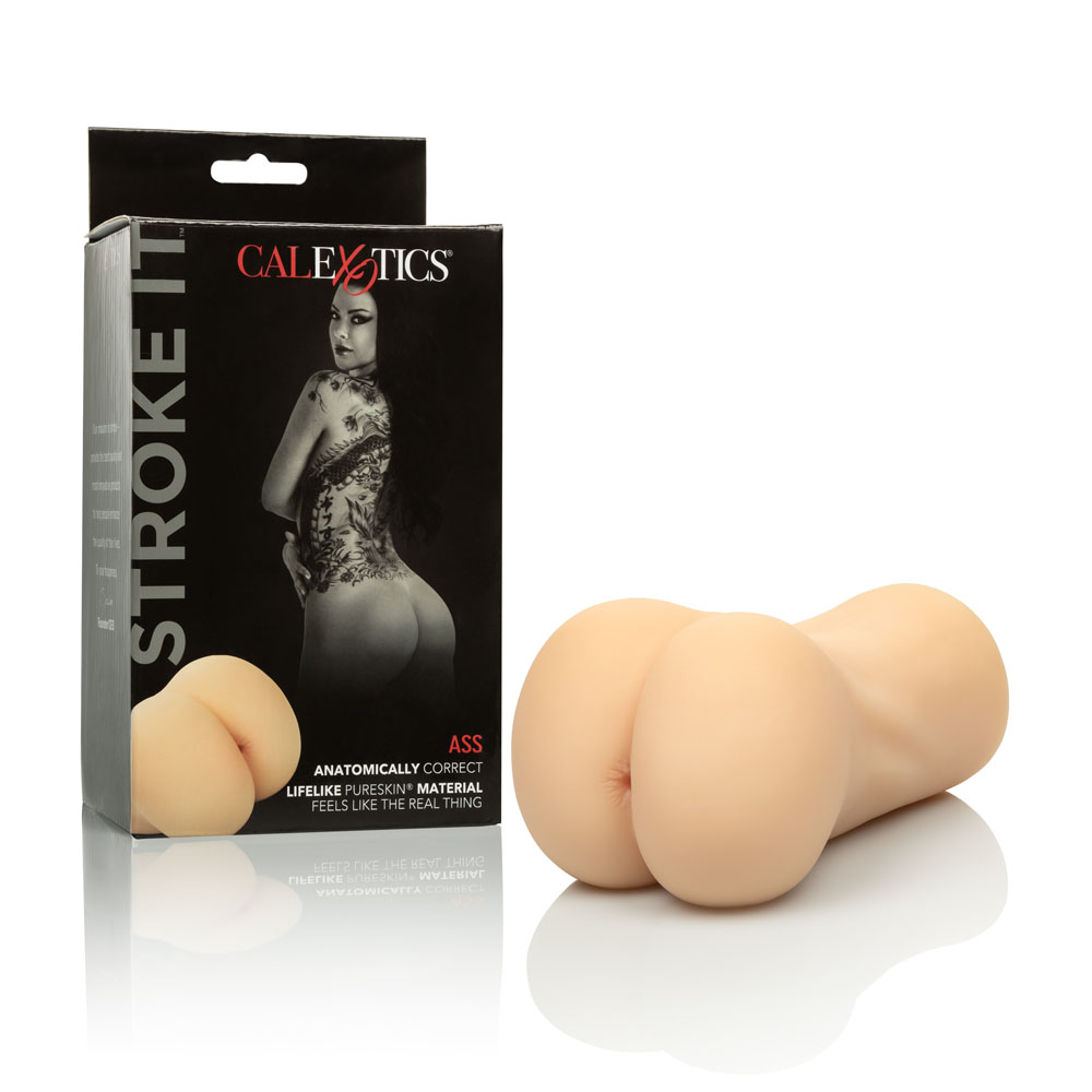CalExotics - Stroke It Ass - Ivory - Masturbation Aids for Males