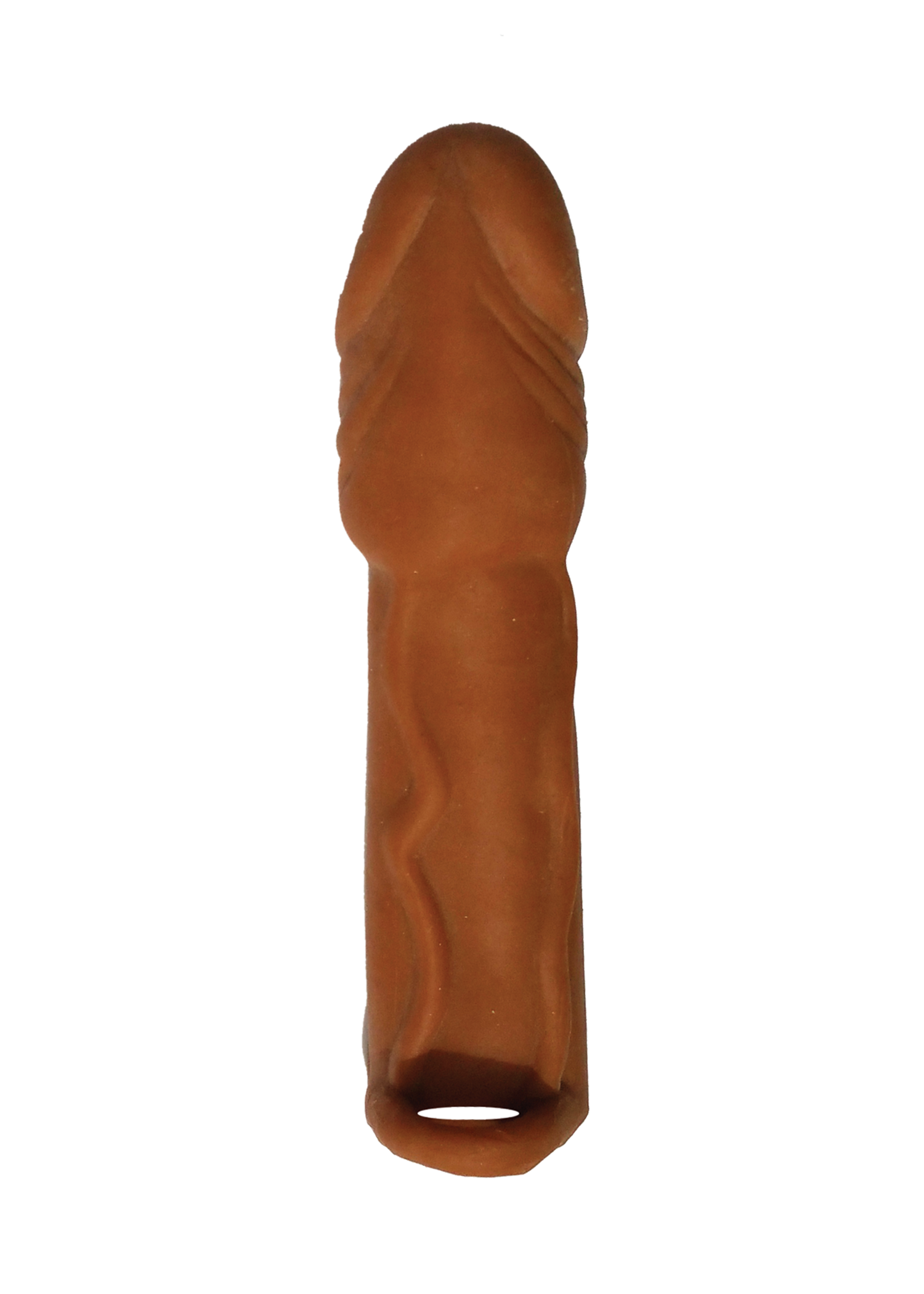 Hott Products - Skinsations Latin Lover Series Husky Lover 6.5 Inch - Brown - Penis Extension & Sleeves