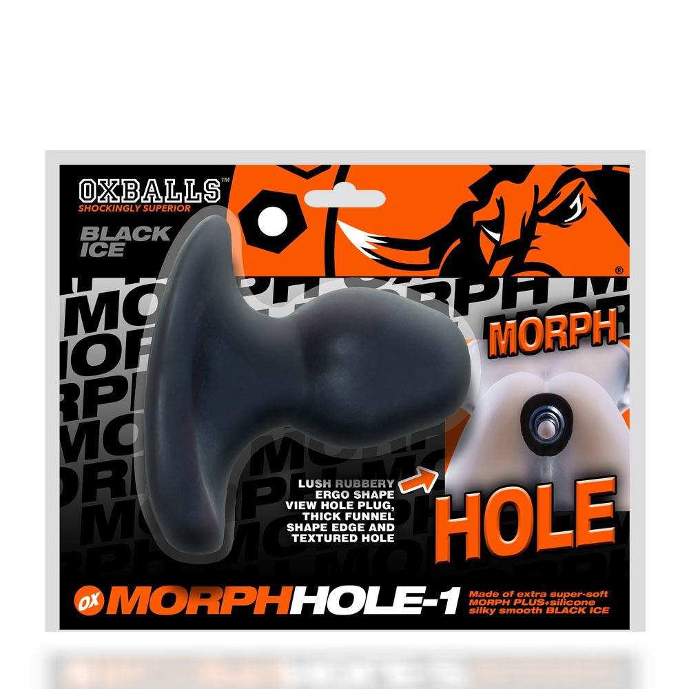 Oxballs - Morph Hole 1 - Small - Black Ice - Anal Toys & Stimulators