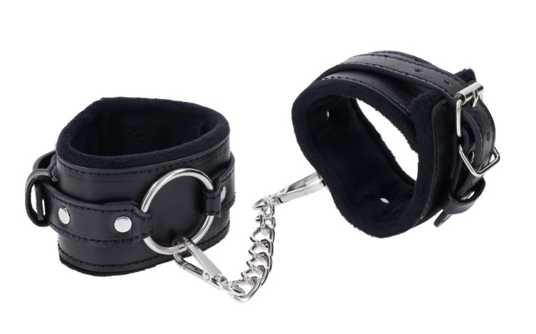 Sportsheets - Shadow Handcuffs - Black - Bondage & Fetish Toys