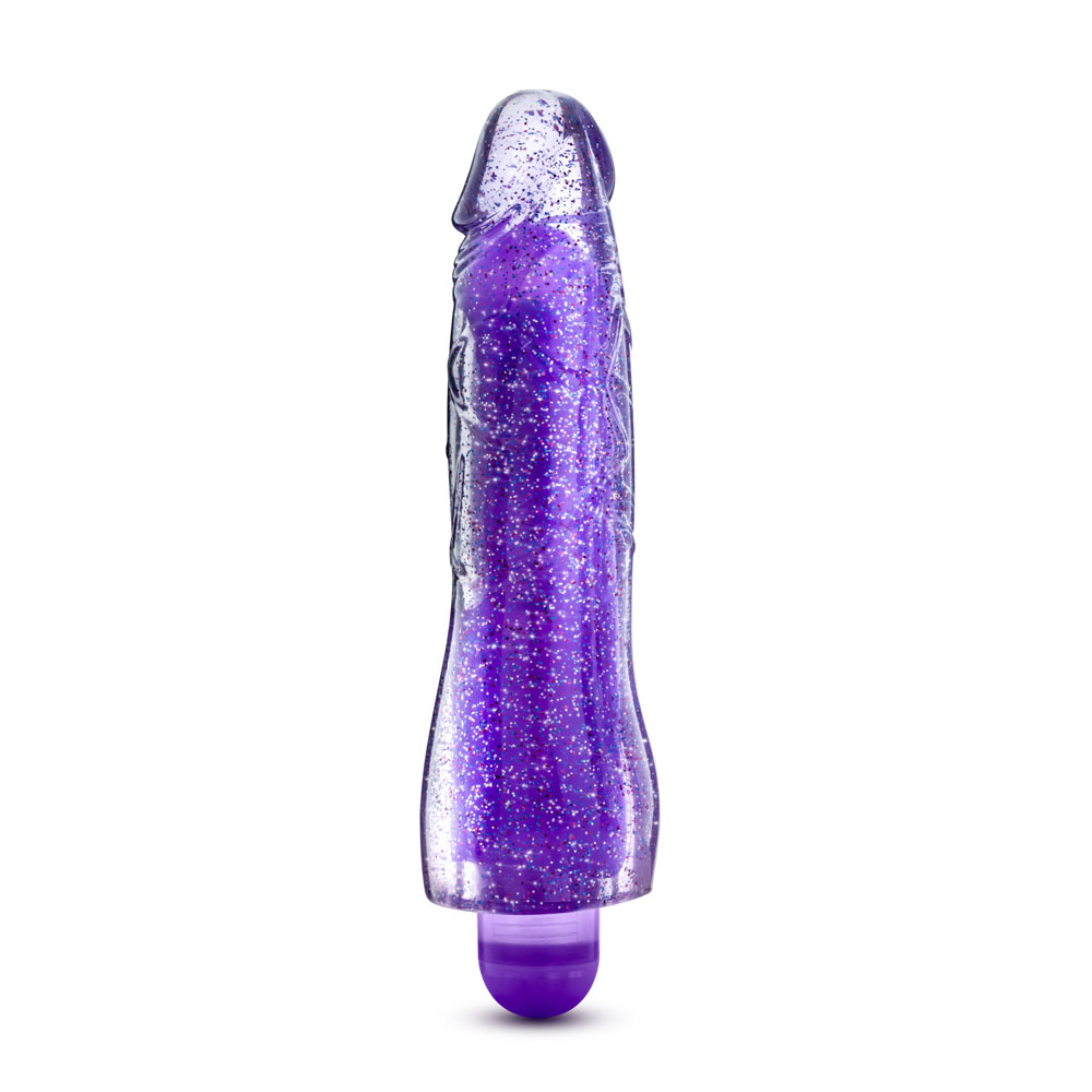 Blush - Glow Dicks - Molly Glitter Vibrator - Purple - Vibrators