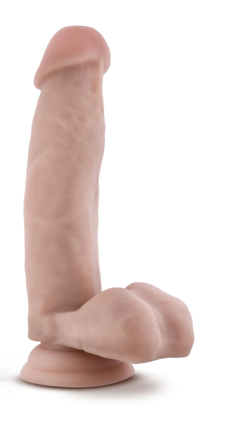 Blush - Dr. Skin - Dr. Mark - 7 Inch Dildo With Balls - Beige - Dildos