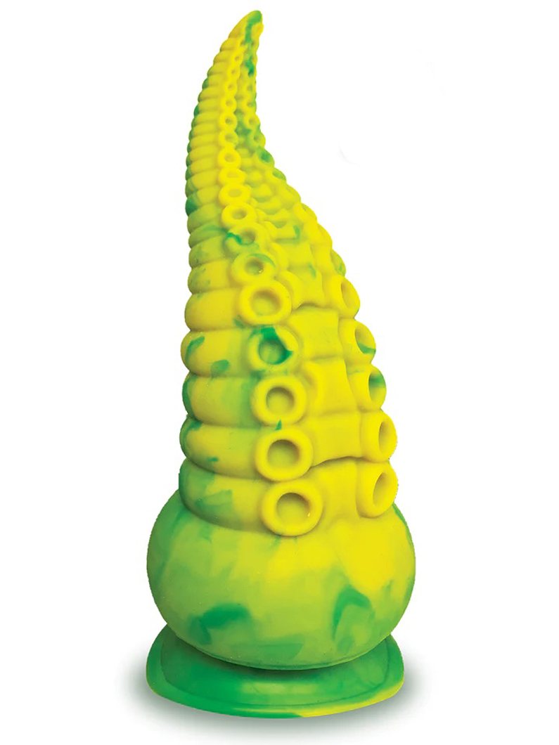 Icon Brands AlienNation Octopod 9 in. Vibrating Silicone Dildo