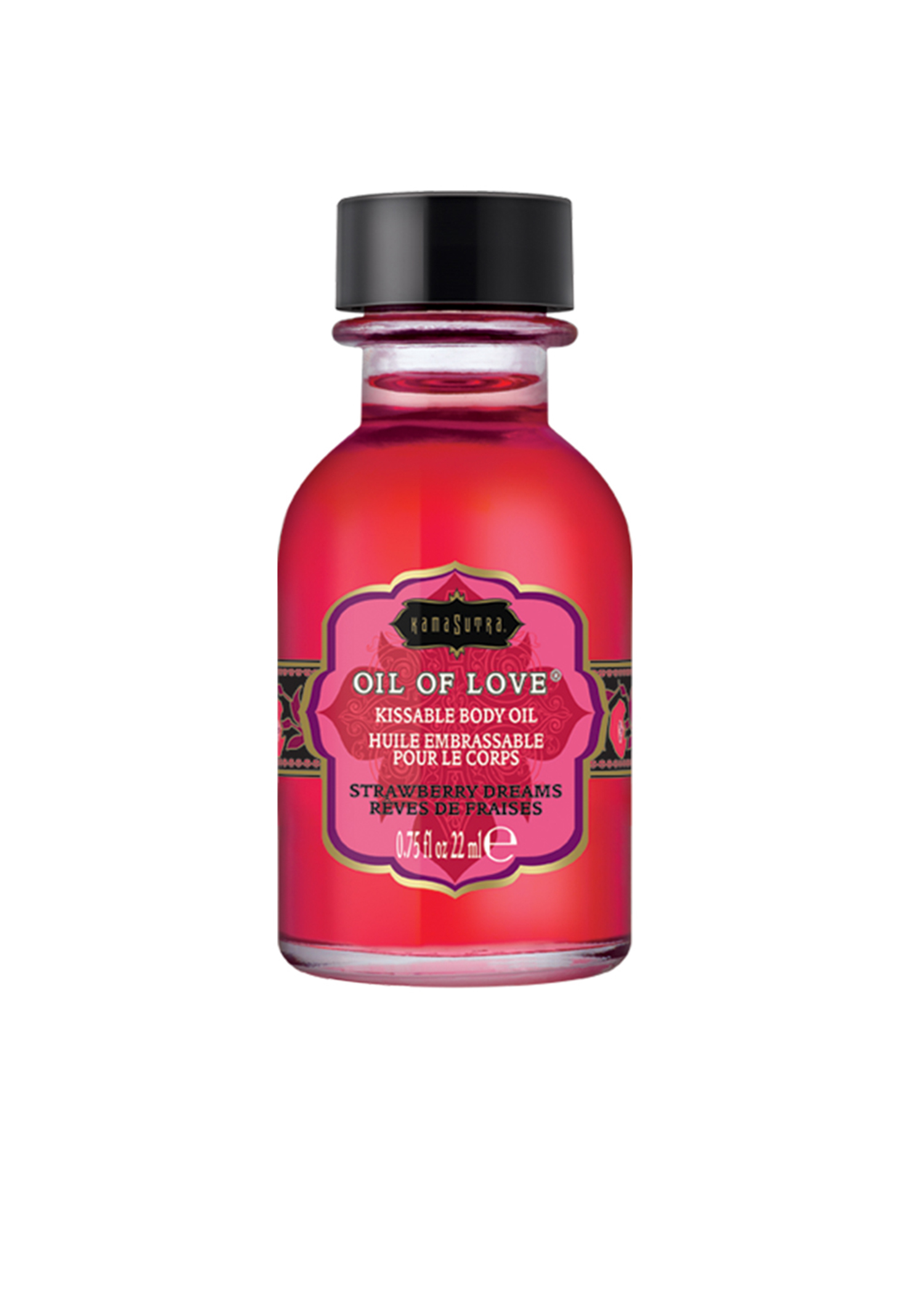 Kama Sutra - Oil of Love - Strawberry Dreams - 0.75 Fl. Oz. / 22 ml - Bath & Body