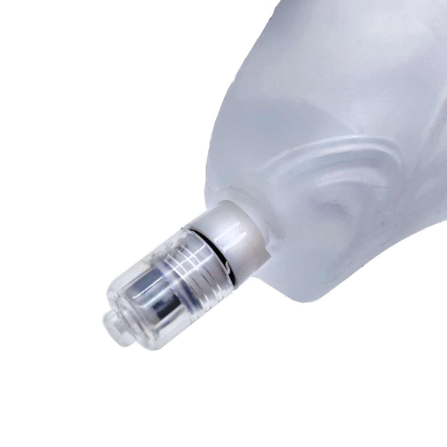 Oxballs - Oxballs Glowhole-2 Buttplug with LED Insert Large Clear Frost - Anal Toys & Stimulators - Silicone