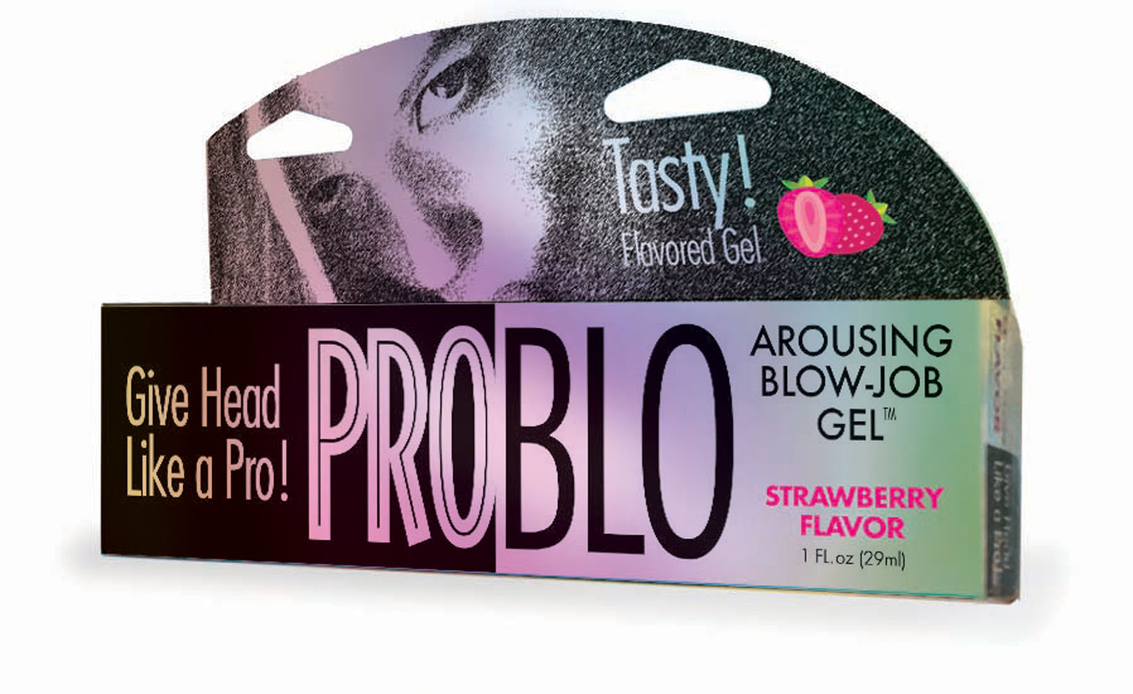 Little Genie - Problo Arousing Blow-Job Gel - Strawberry - 1.5 Fl. Oz. - Edible
