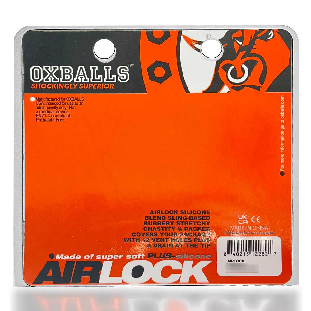 Oxballs - Airlock Air-Lite Vented Chastity - Clear Ice - Cockrings