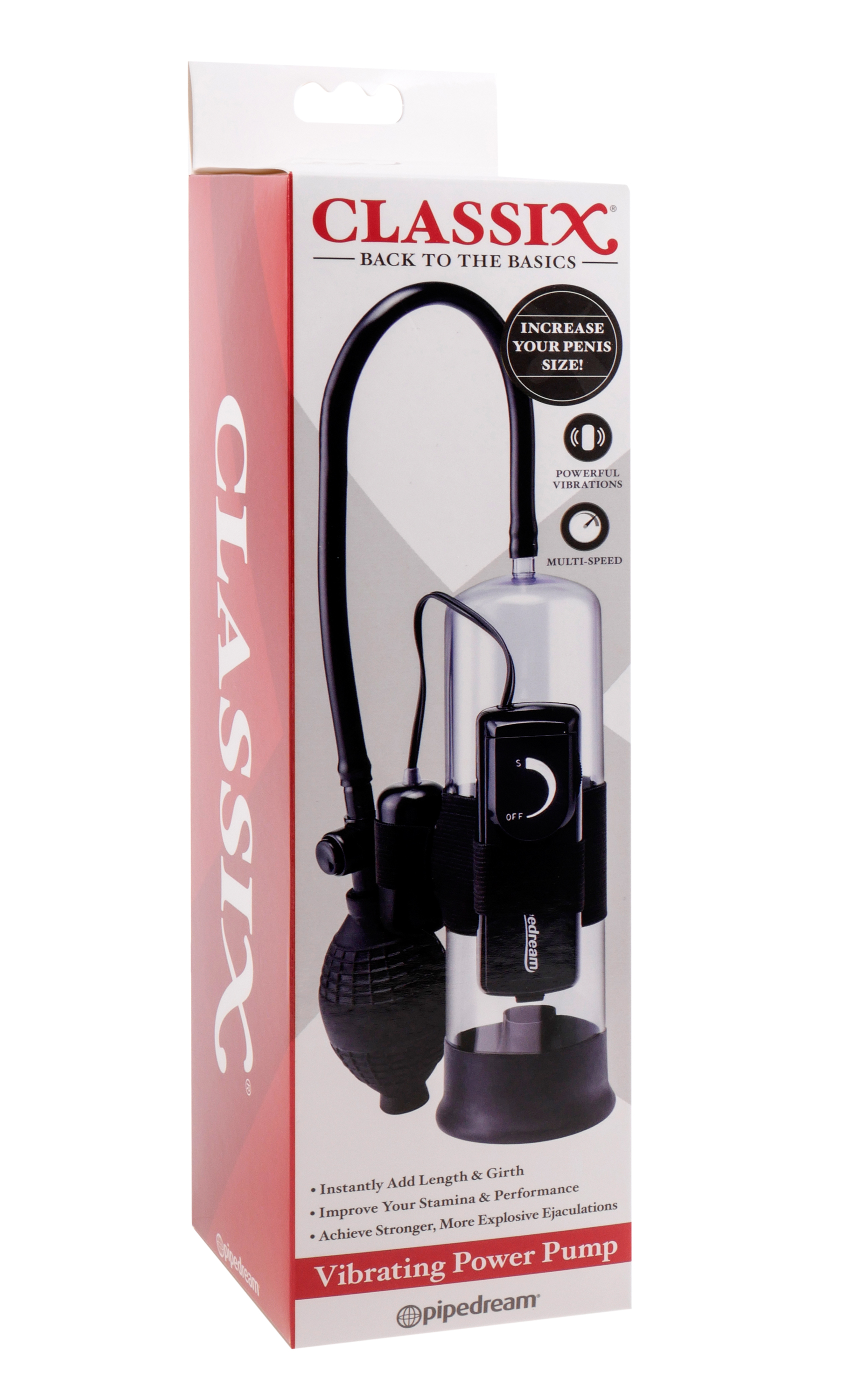 Pipedream - Classix Vibrating Power Pump - Pumps & Enlargers