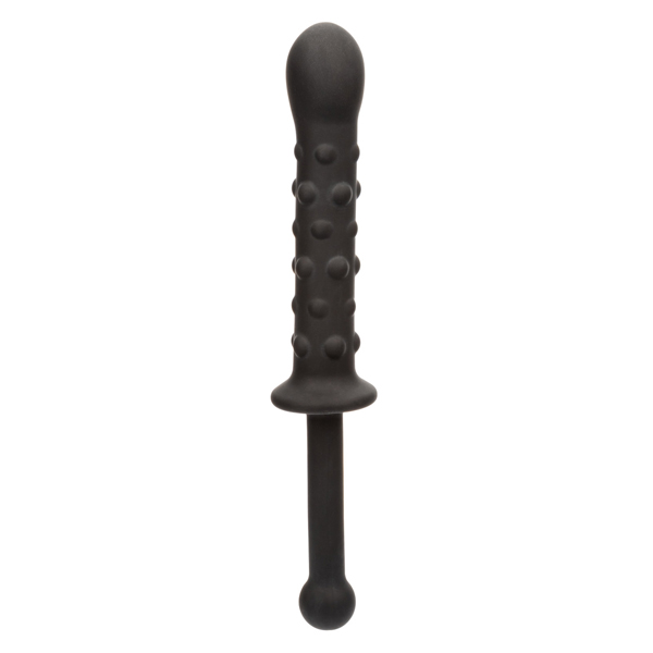 CalExotics - Rock Bottom Bendies Bendy Beaded Probe - Black - Anal Toys & Stimulators
