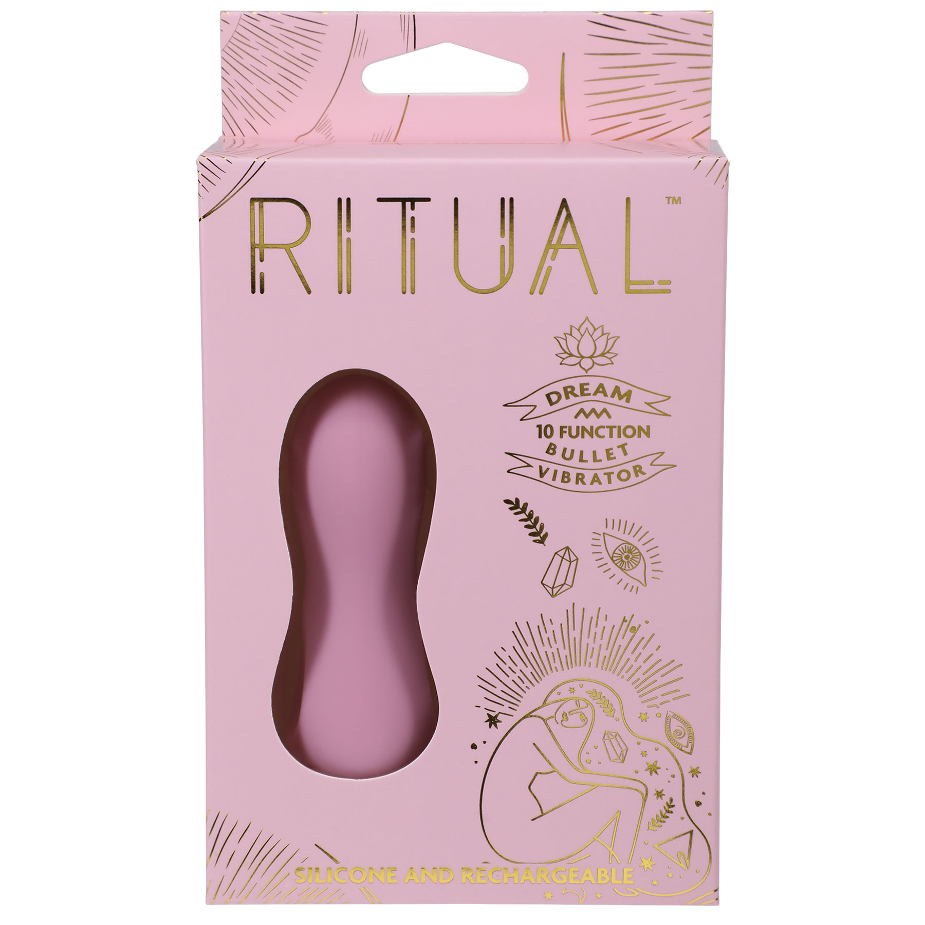Doc Johnson - RITUAL Dream Rechargeable Silicone Bullet Vibrator Pink - Vibrators - Silicone