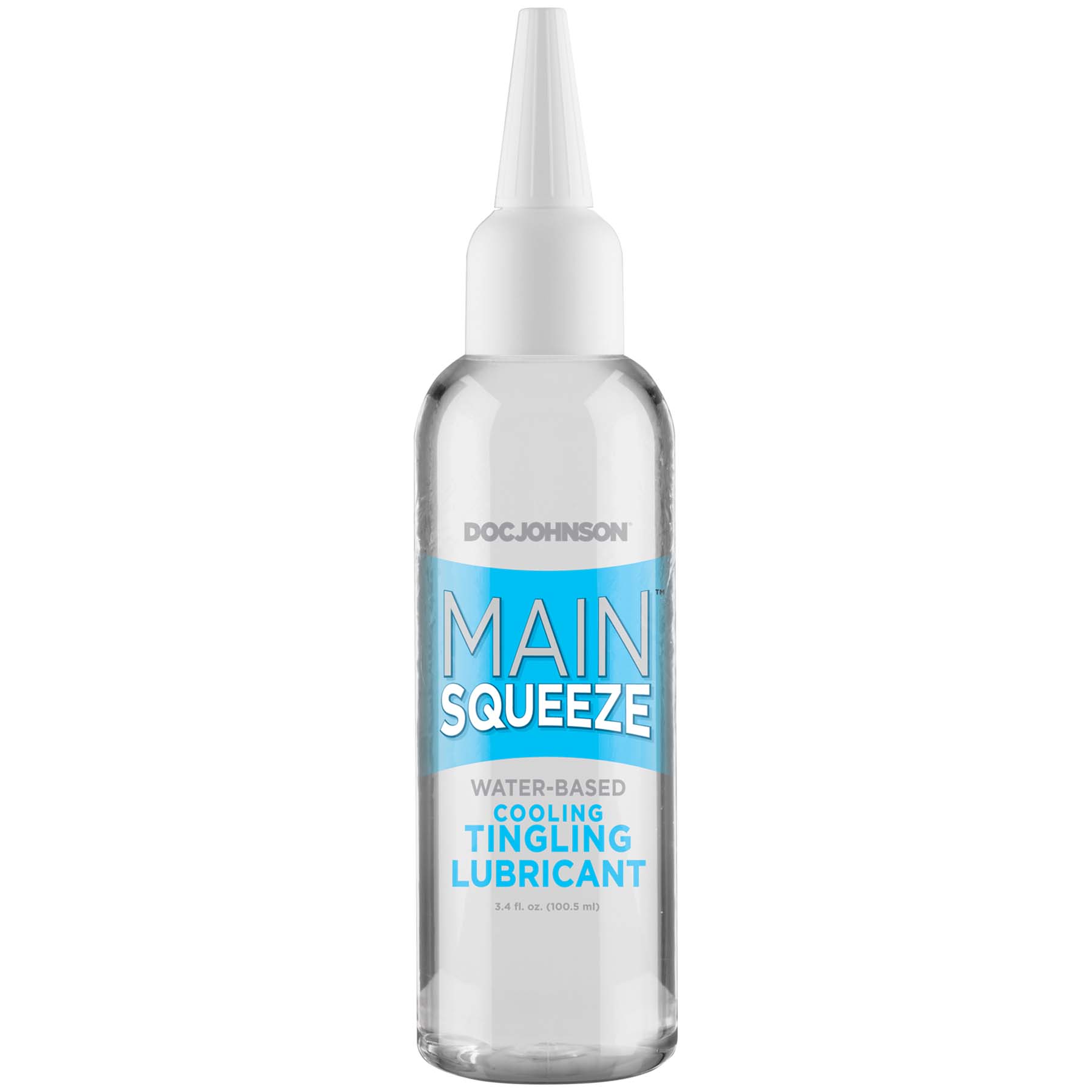 Doc Johnson - Main Squeeze - Cooling/ Tingling - 3.4 Fl. Oz Bulk - Lubricants, Creams & Glides
