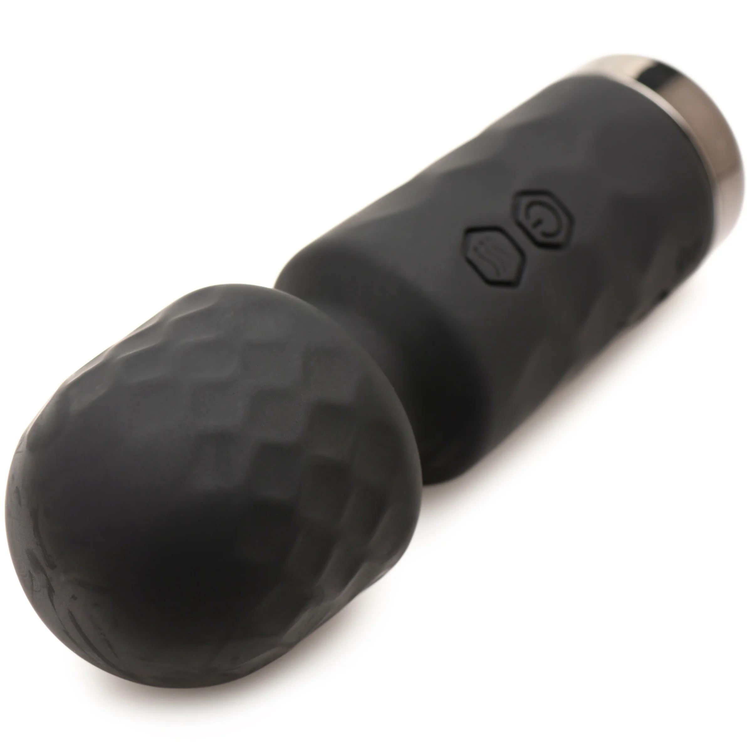 XR Brands - BANG! 10X Mini Silicone Wand Black - Vibrators - Silicone