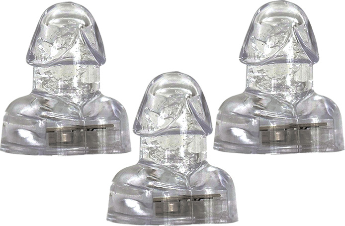 Hott Products - Light Up Penis Ice Cubes 3pk Blinking Flashing Penis Shaped - Bachelor & Bachelorette Items