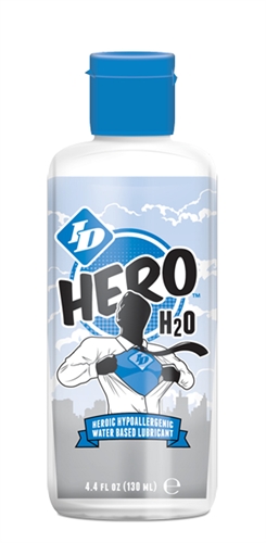 I.D. Lubricants - ID Hero H2O Bottle 4.4 Oz - Lubricants, Creams & Glides