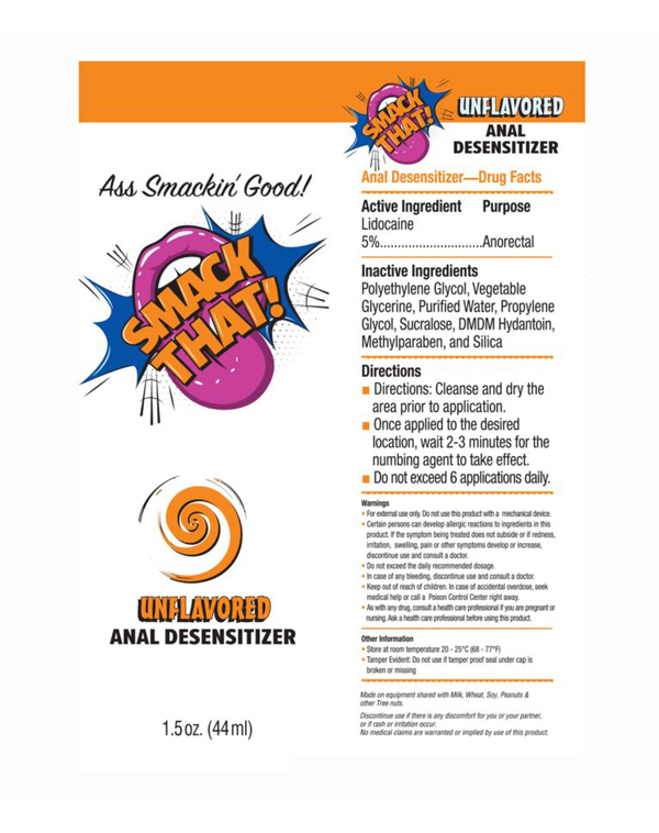 Little Genie - Smack That Anal Desensitizer Unflavored 1.5 oz. - Supplements & Enhancers - Gel