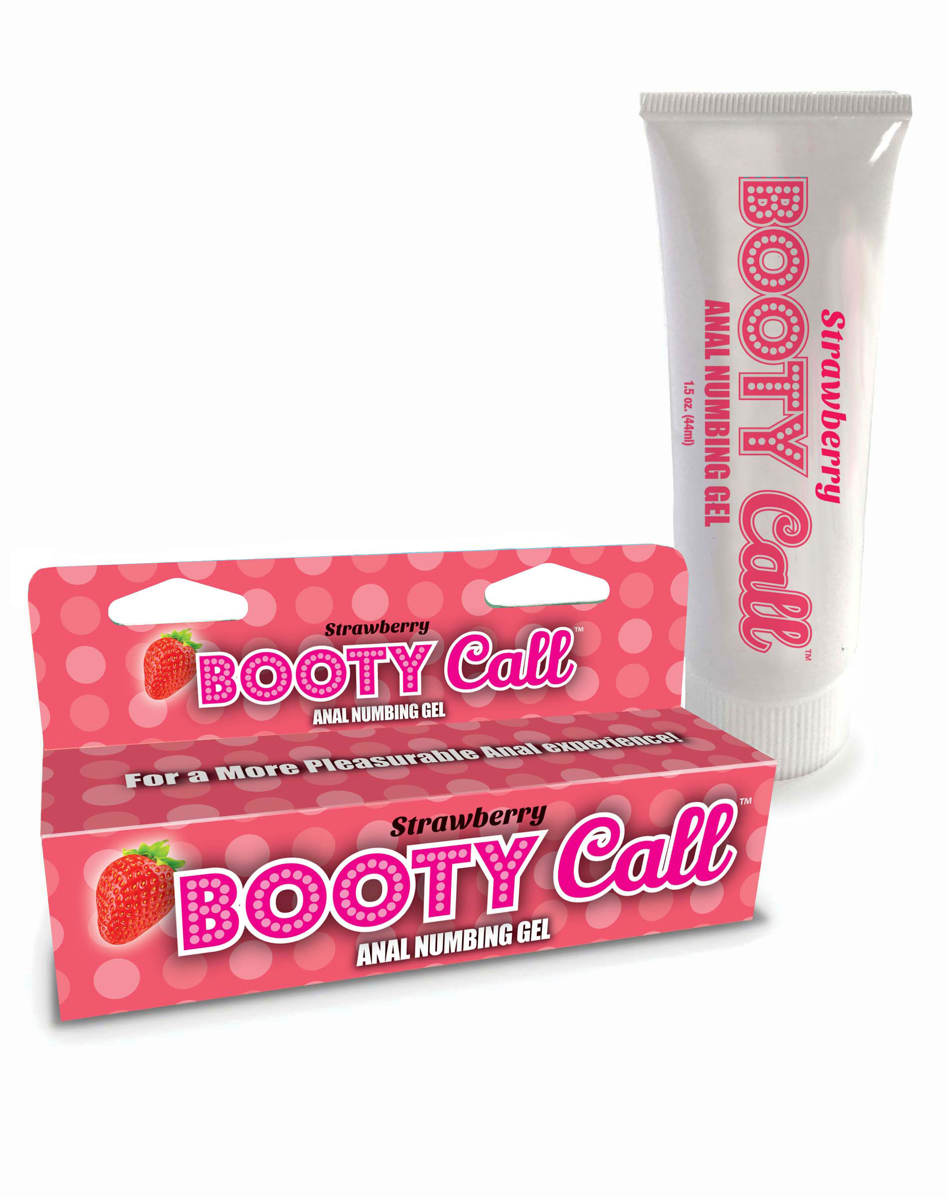 Little Genie - Bootycall Anal Desensitizer Strawberry 1.5 oz. - Supplements & Enhancers - Gel