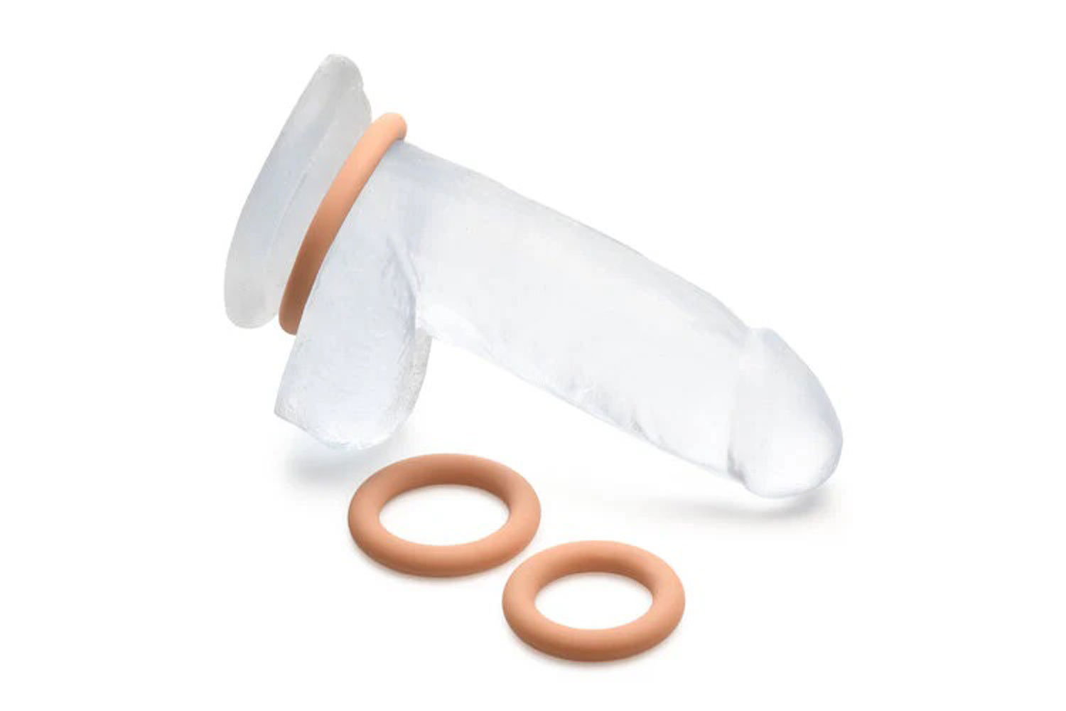 Curve Toys - Jock Silicone Cock Ring Set in - Medium - Cockrings