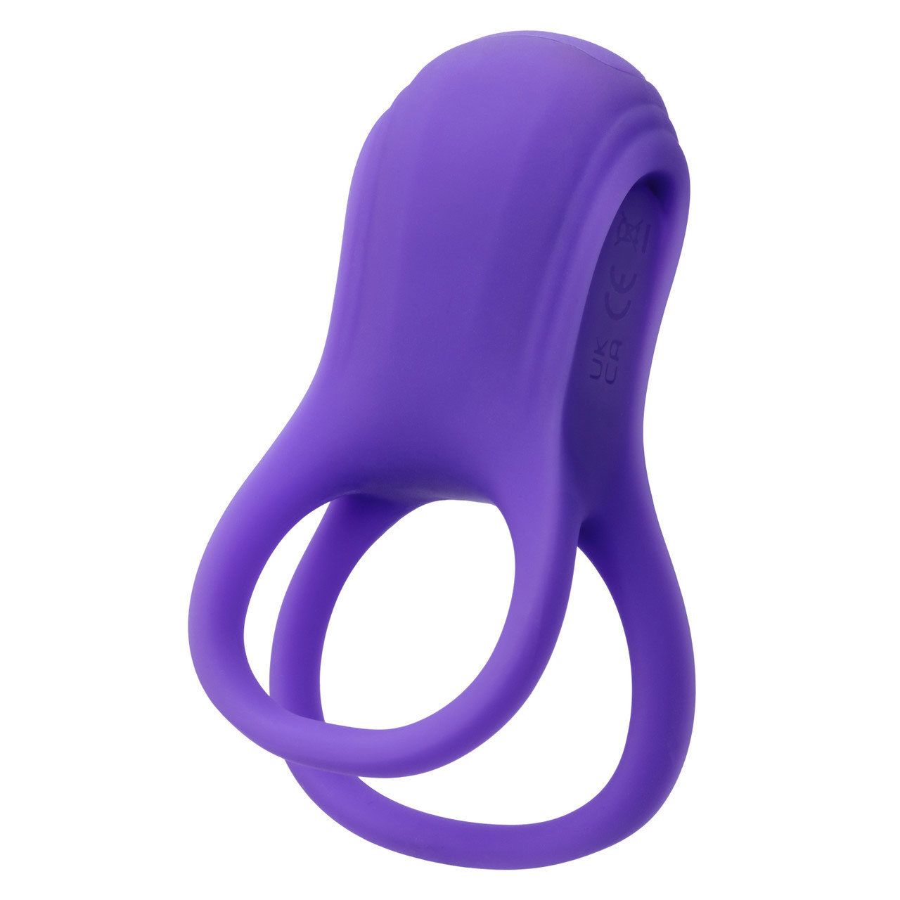 CalExotics - Basic Essential Rechargeable Dual Support Ring - Purple - Cockrings