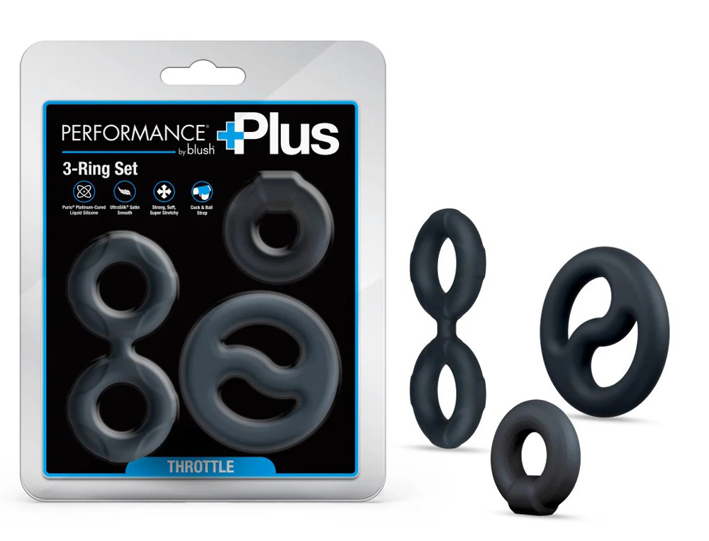 Blush - Performance Plus Throttle - Black - Cockrings