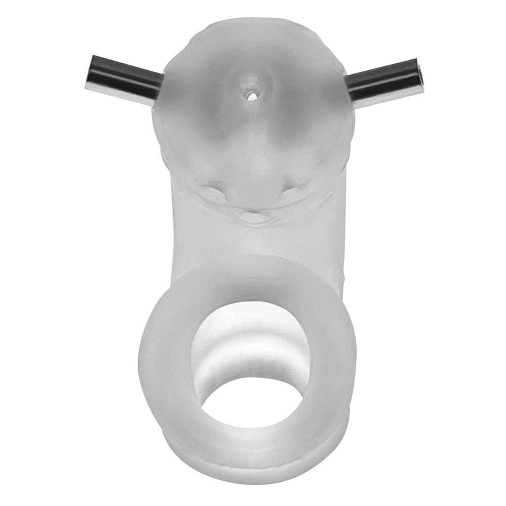 Oxballs OxBalls Airlock Electro Air-Lite Vented Chastity Clear Ice