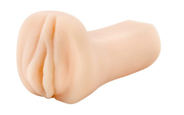 Blush - Enlust Emma Male Masturbator With Bullet Vibrator - Beige - Masturbation Aids for Males