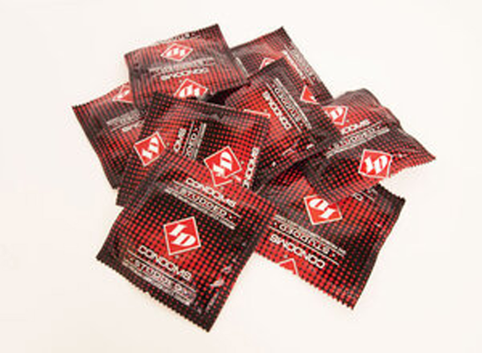 I.D. Lubricants Studded Condom Bag of 144 Pcs