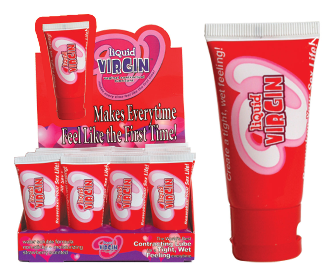 Hott Products - Liquid Virgin Contracting Lubricant 24 Pc Display - Displays-Bowls & Wall Displays