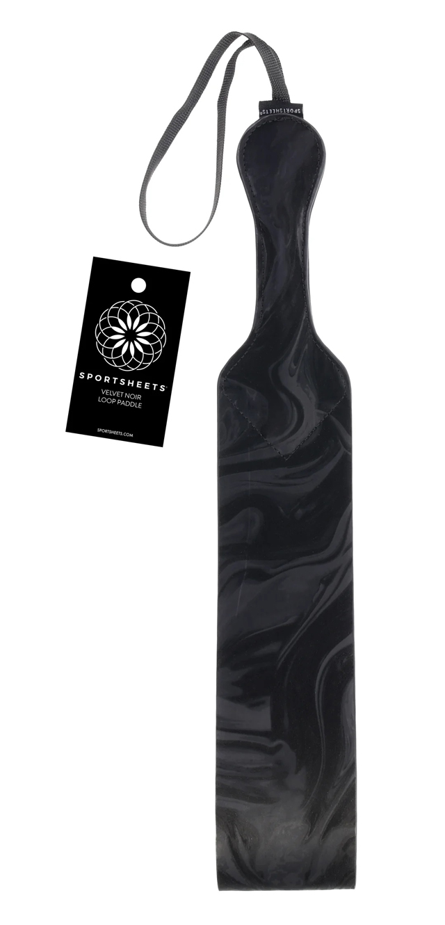 Sportsheets - Velvet Noir Loop Paddle - Bondage & Fetish Toys
