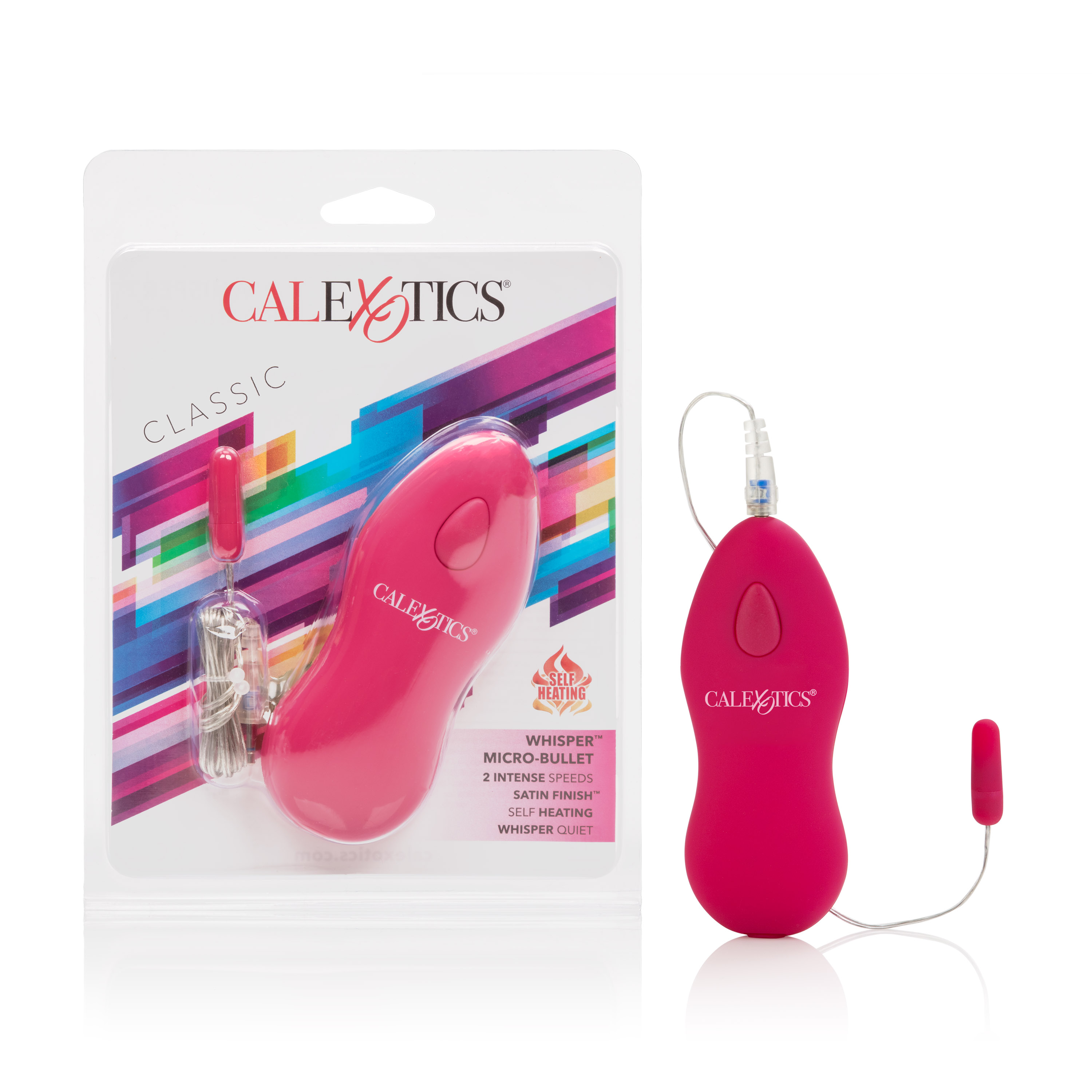 CalExotics - Whisper Micro Bullet - Pink - Eggs & Bullets