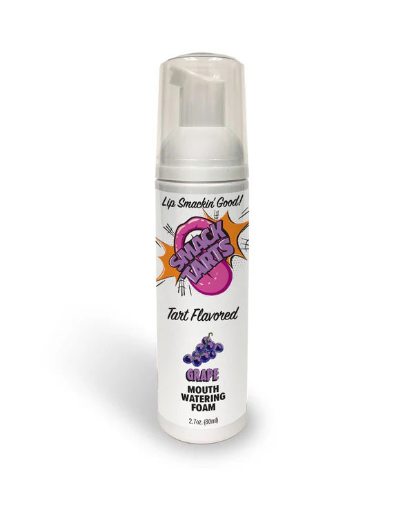 Little Genie - Smack Tarts Mouthwatering Foam Sour Grape 2.7 oz. - Supplements & Enhancers