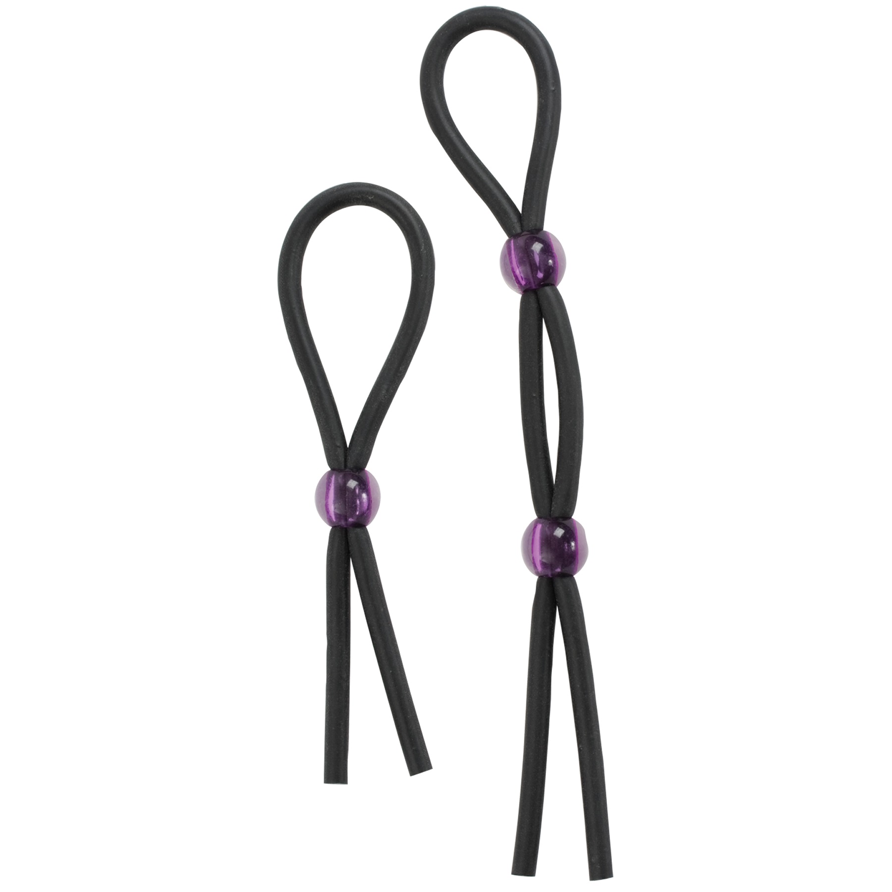 Doc Johnson Cock Ties (Black)  Lasso/Bolo