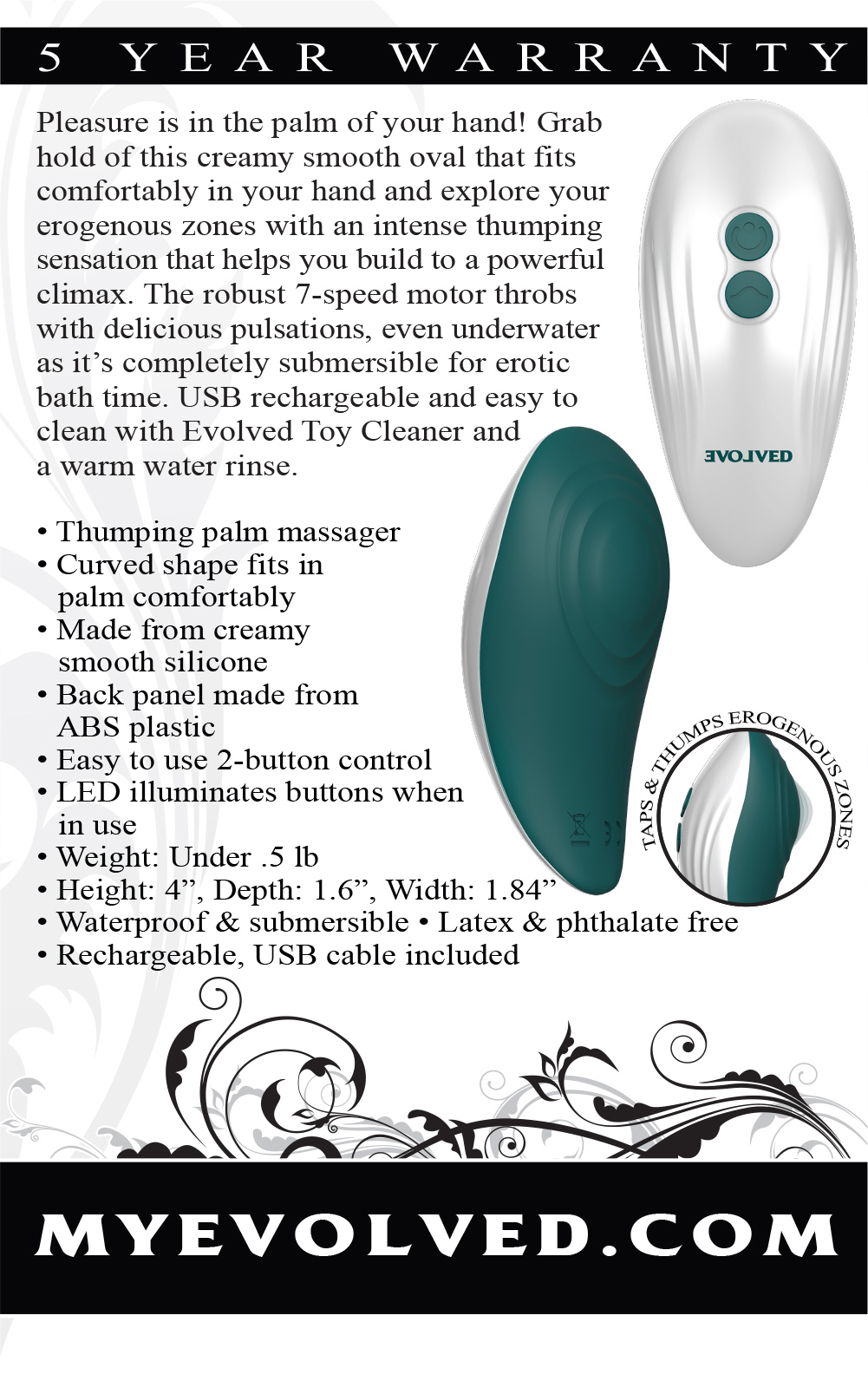 Evolved Novelties - Palm Pleasure - Eco-Friendly