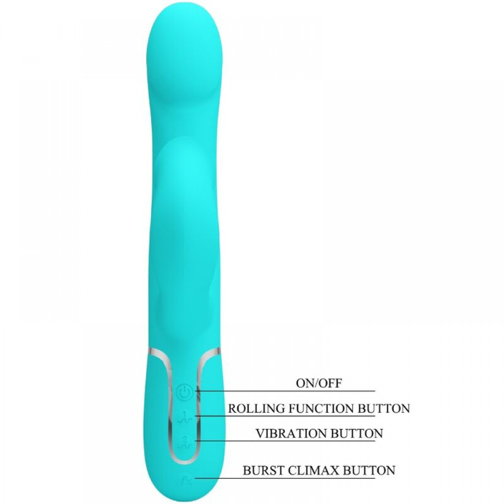 Pretty Love - Falin Rabbit Vibrator Pearls - Turquoise - Eco-Friendly
