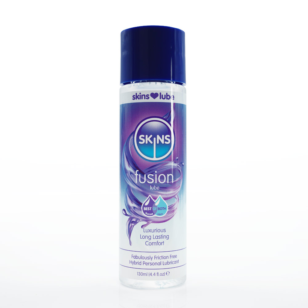 Creative Conceptions - Skins Fusion Hybrid Silicone and Water Based Lubricant 4.4oz - Lubricants, Creams & Glides