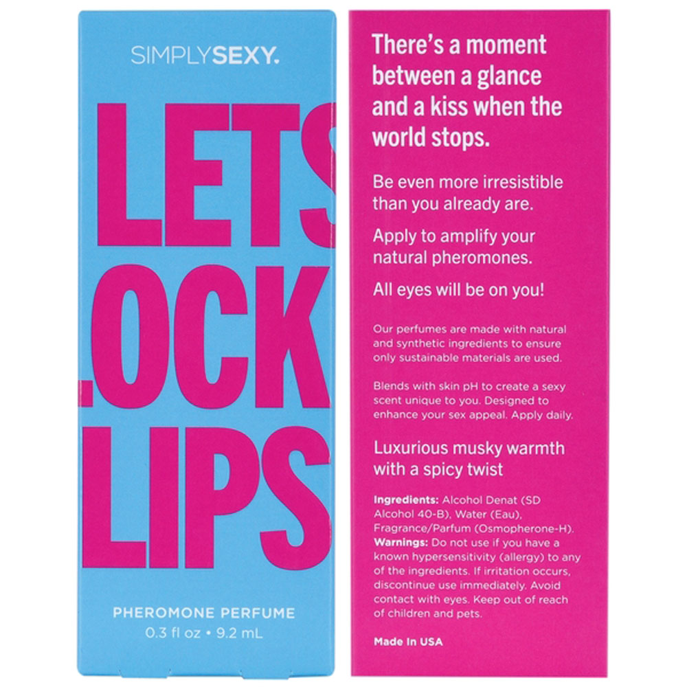 Classic Brands - Simply Sexy Pheromone Perfume Lets Lock Lips 0.3 Oz - Bath & Body