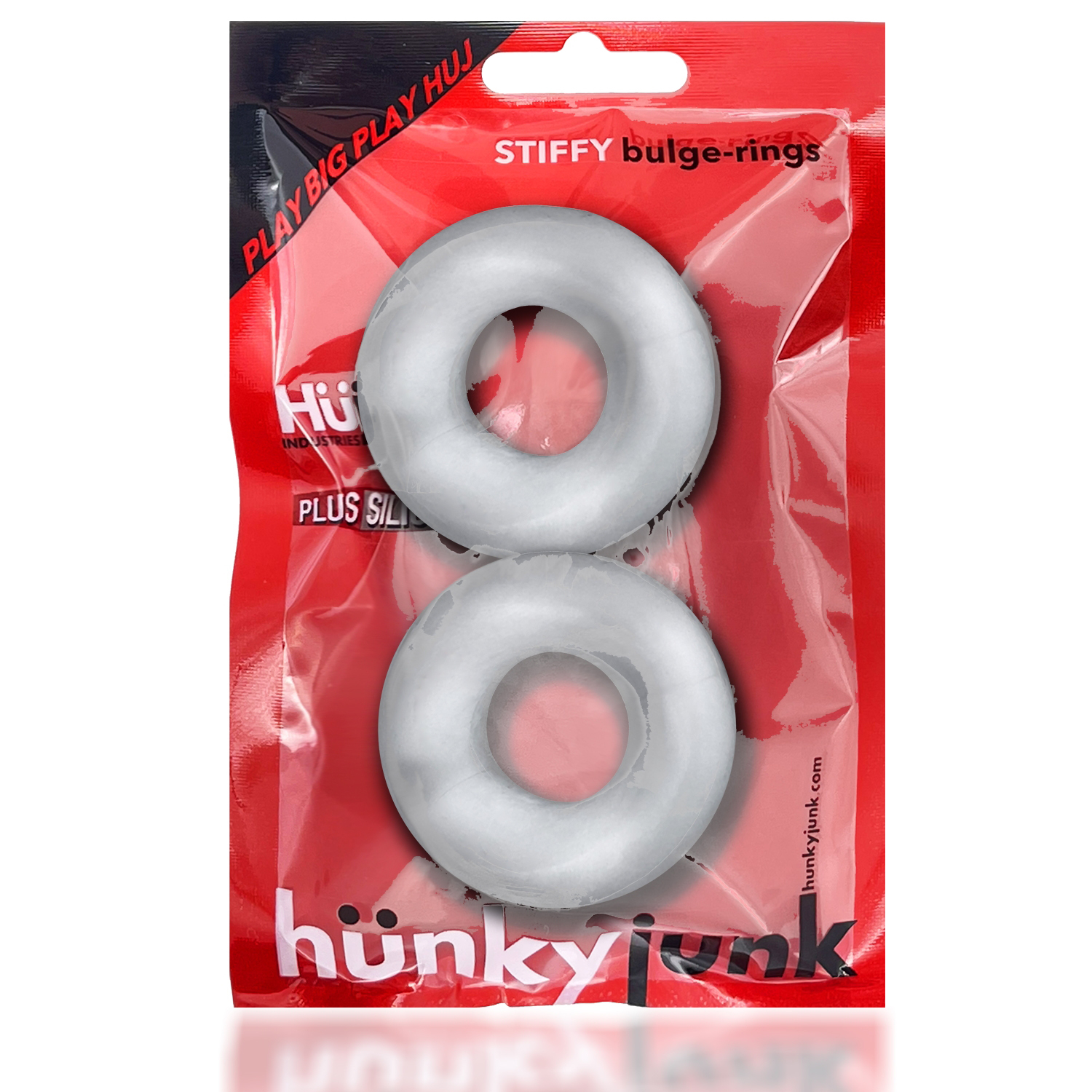 Oxballs - Stiffy 2-Pack Bulge-Rings - Clear Ice - Cockrings