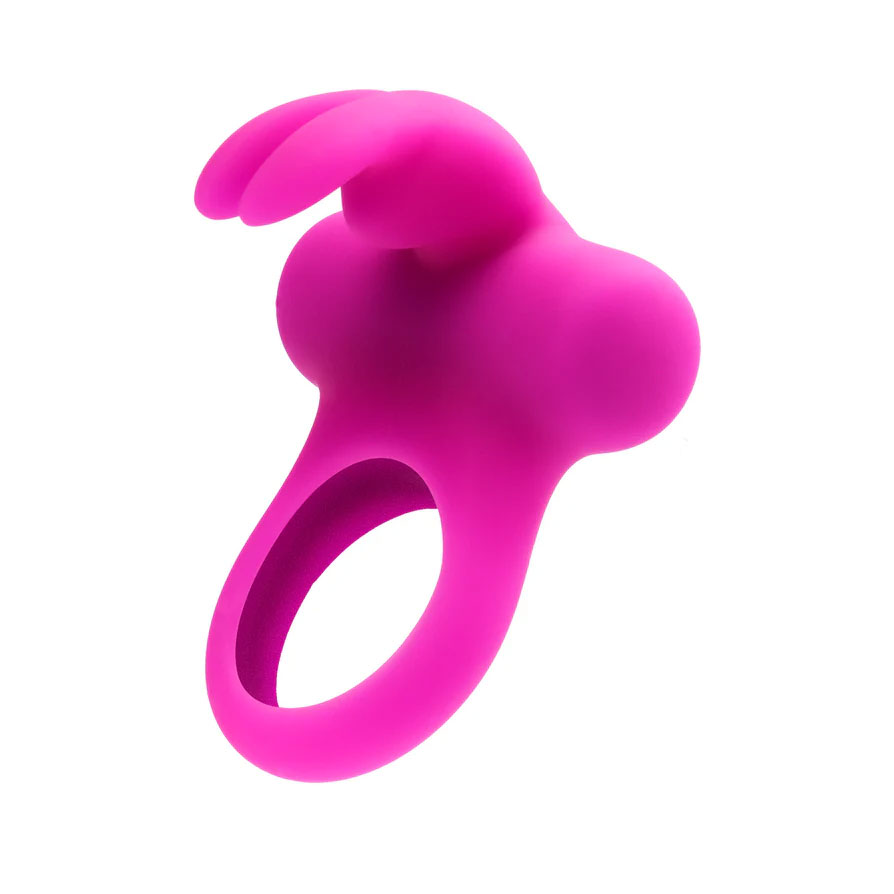 VeDO - Frisky Bunny Vibrating Ring Perfectly Purple - Clit Stimulators