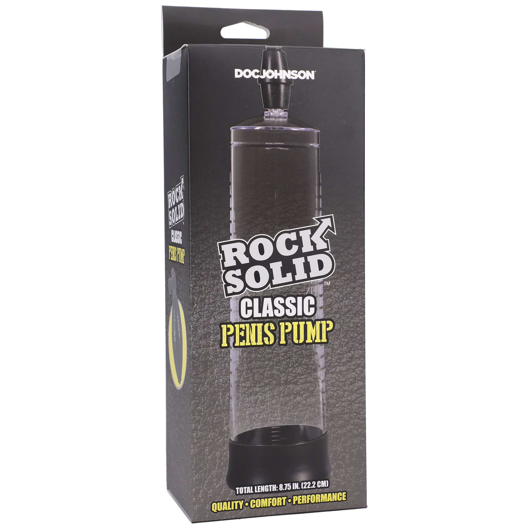 Doc Johnson - Rock Solid - Classic Penis Pump - Black/clear - Masturbation Aids for Males