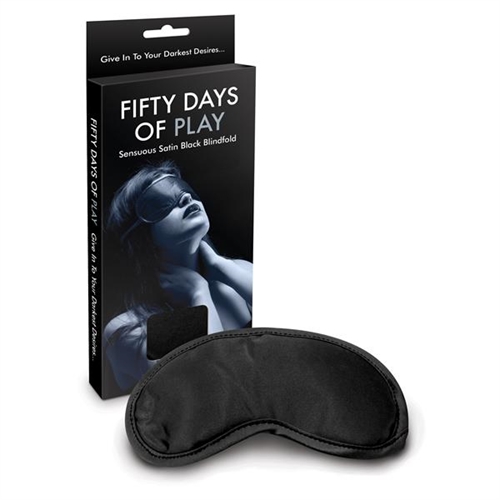Creative Conceptions - Fifty Days of Play - Blindfold - Black - Bondage & Fetish Toys